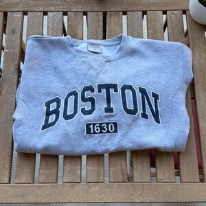 Boston Grey Crewneck #boston #crewneck
